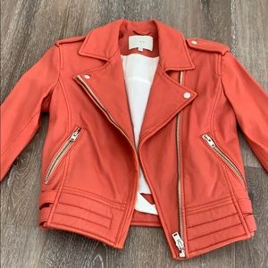 Iro lamb skin leather jacket